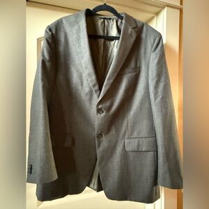 Banana Republic Modern Fit 44R Wool Charcoal Gray Blazer 2 Button